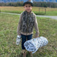 fleece & sherpa vest || original bottomland & mallard sky (child)