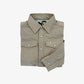 performance pearl snap long sleeve || oat