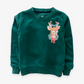 classic french terry pullover || gangs all deer - evergreen (child)