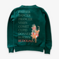 classic french terry pullover || gangs all deer - evergreen (child)