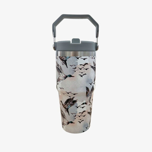 insulated travel cup || mallard sky
