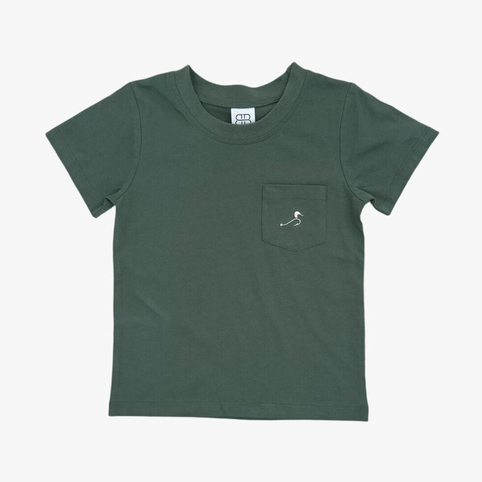 tucker pocket tee || mallard green