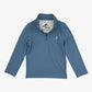 beau quarter zip UPF 50+ || lake blue