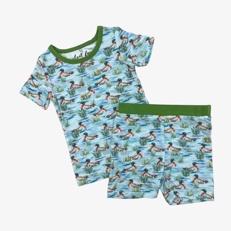 bamboo pajama set || maui mallards