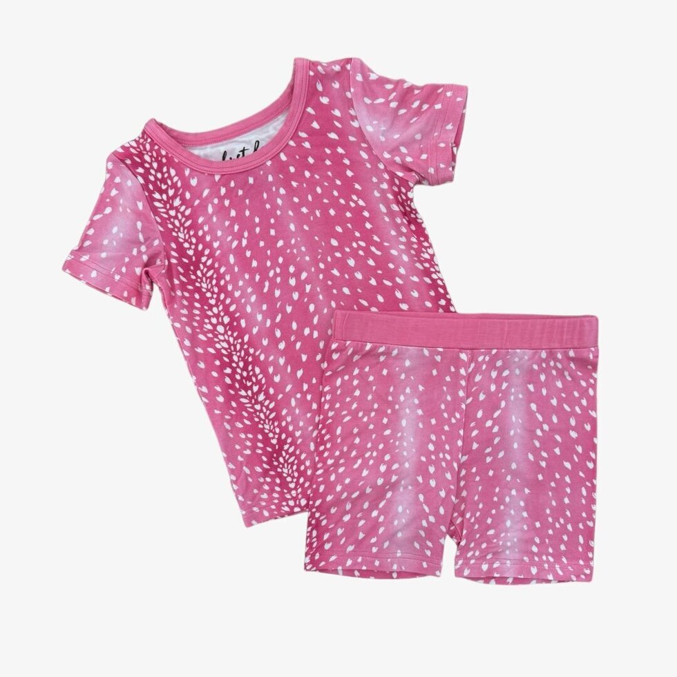 bamboo pajama set || fuchsia fawn