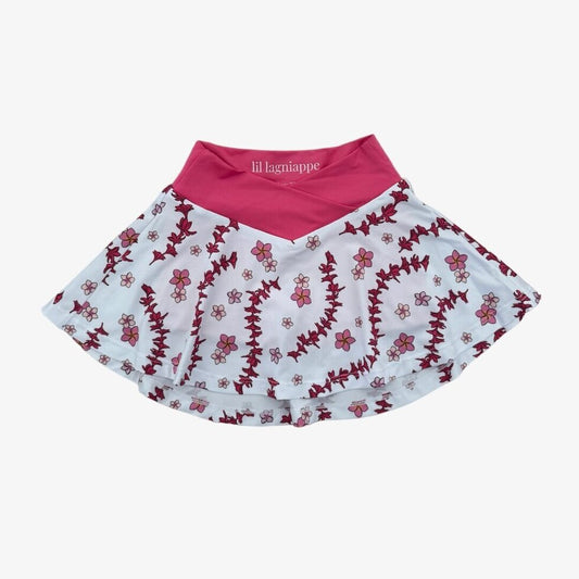 morgan performance skort || plumeria paradise