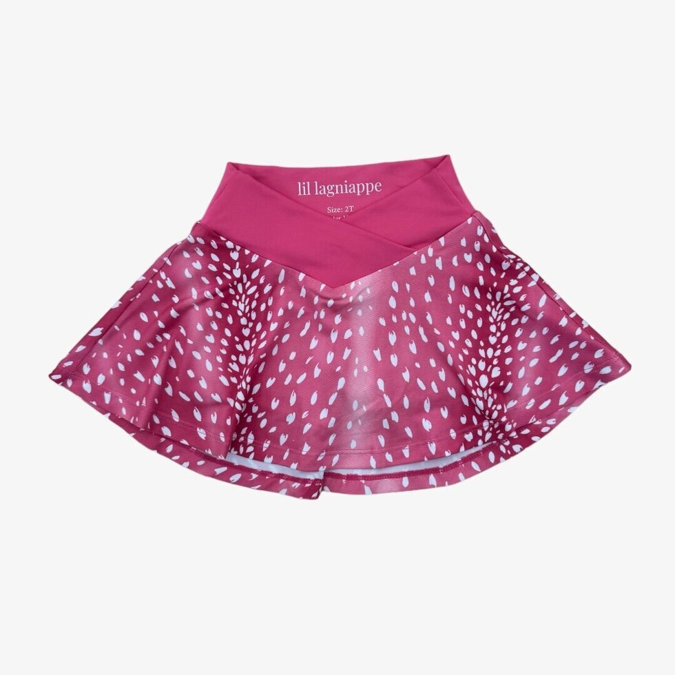 morgan performance skort || fuchsia fawn