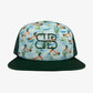 floating flat brim snapback || maui mallards