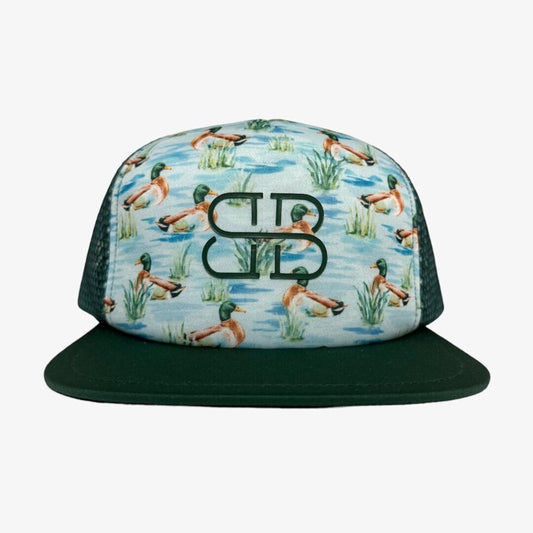 floating flat brim snapback || maui mallards