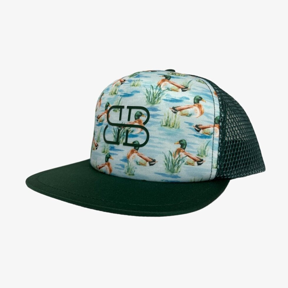 floating flat brim snapback || maui mallards