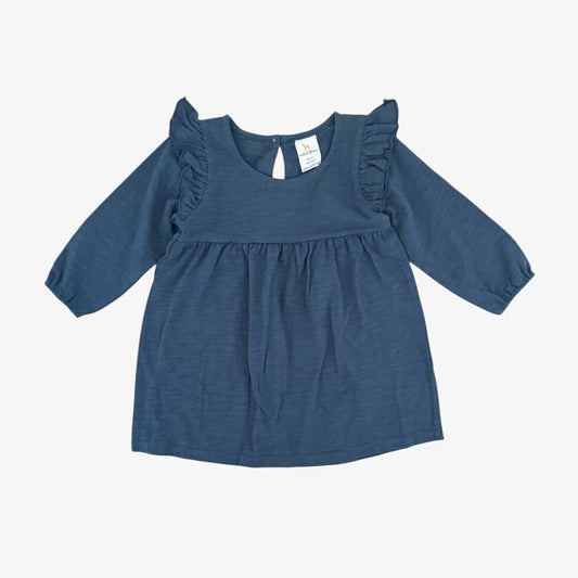cora dress || lake blue