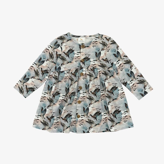 mabel dress || mallard sky