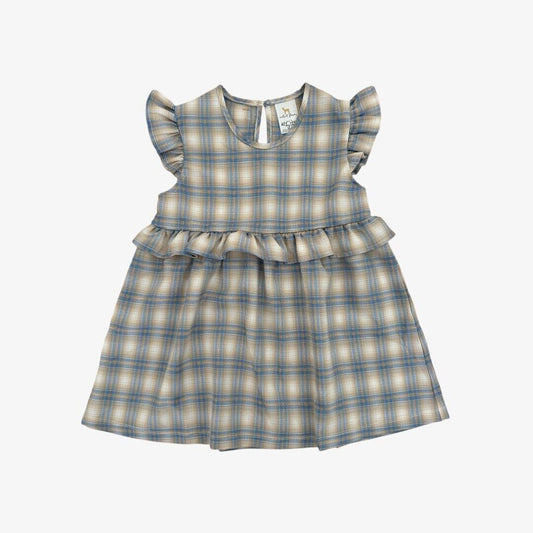 emerson dress || blue plaid