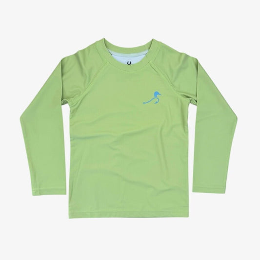 bolt rash guard || lure green