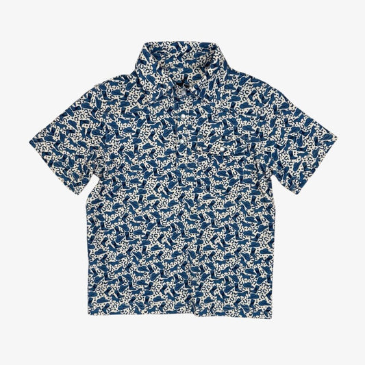 CoolShade™ truett polo || seaside stampede (bluebonnet blue)