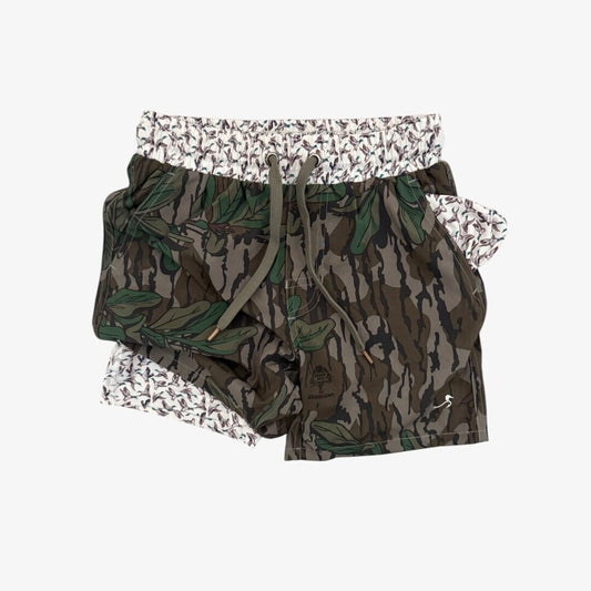 hamilton athletic short || mossy oak® greenleaf + delta wings (men)