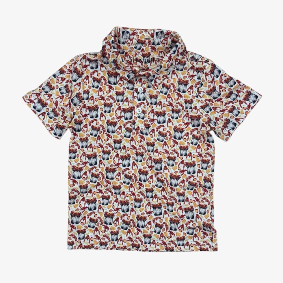 CoolShade™ scottie polo UPF 50+ || crawfish boil