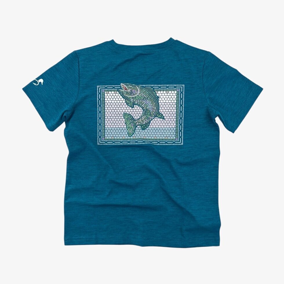 ridge athletic tee || trout traditions mosaic