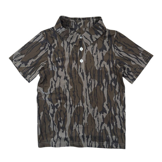 CoolShade™ scottie polo UPF 50+ || mossy oak® original bottomland® (men)