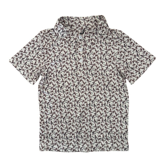CoolShade™ scottie polo UPF 50+ || delta wings