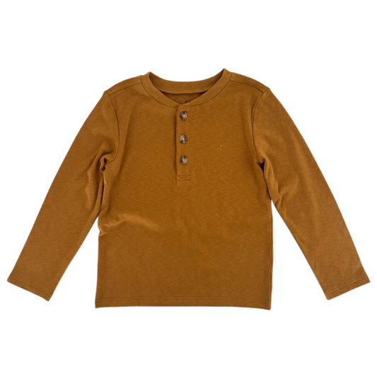cody henley long sleeve || burnt orange