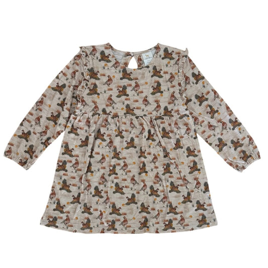 cora dress || prairie quail