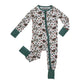 bamboo zipper pajama || mallards & mistletoe