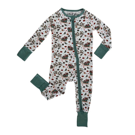 bamboo zipper pajama || mallards & mistletoe
