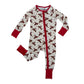 bamboo zipper pajama || sleigh bells & saddles