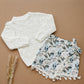 hassie skort || mallard sky