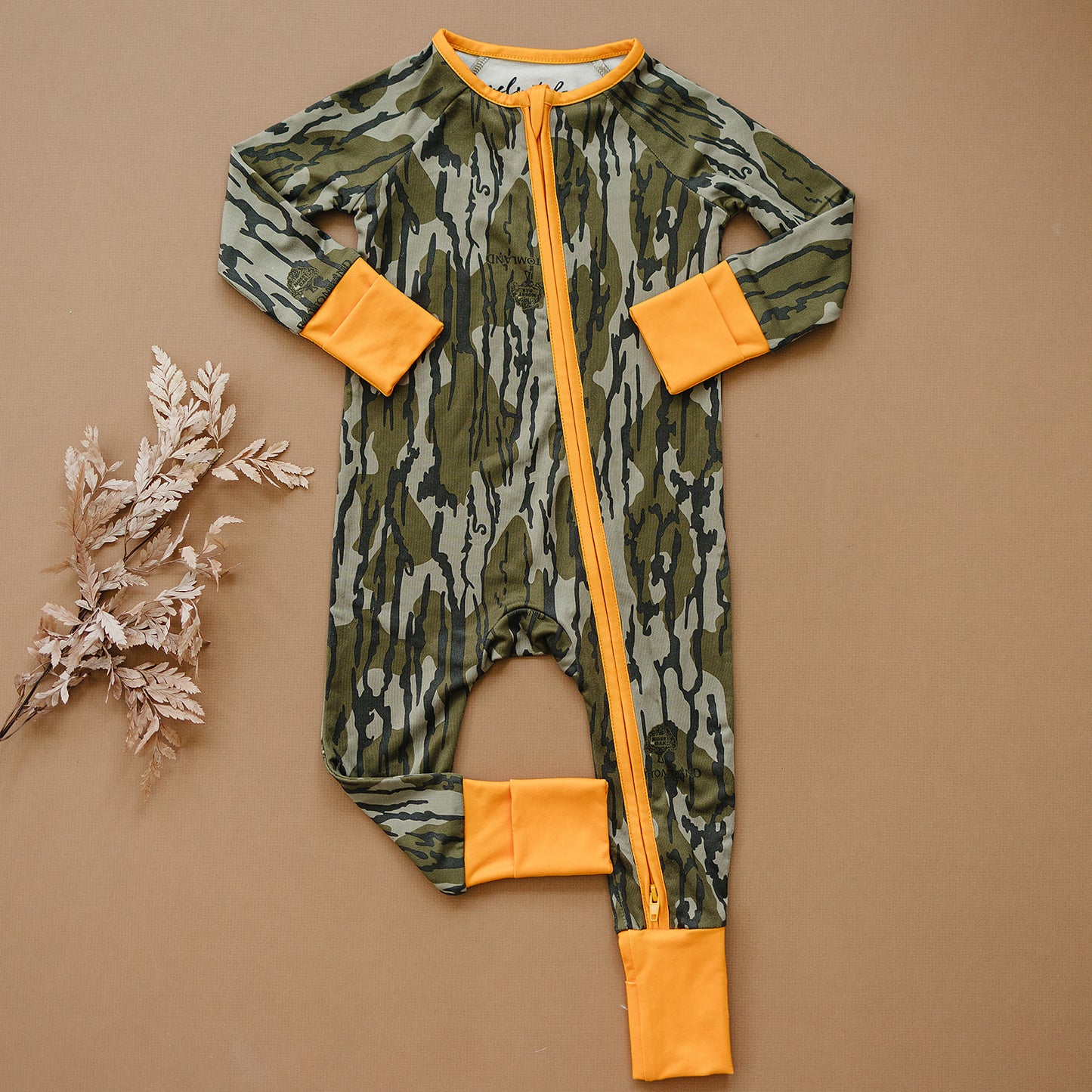 long sleeve zipper microfleece pajama/base layer || original bottomland