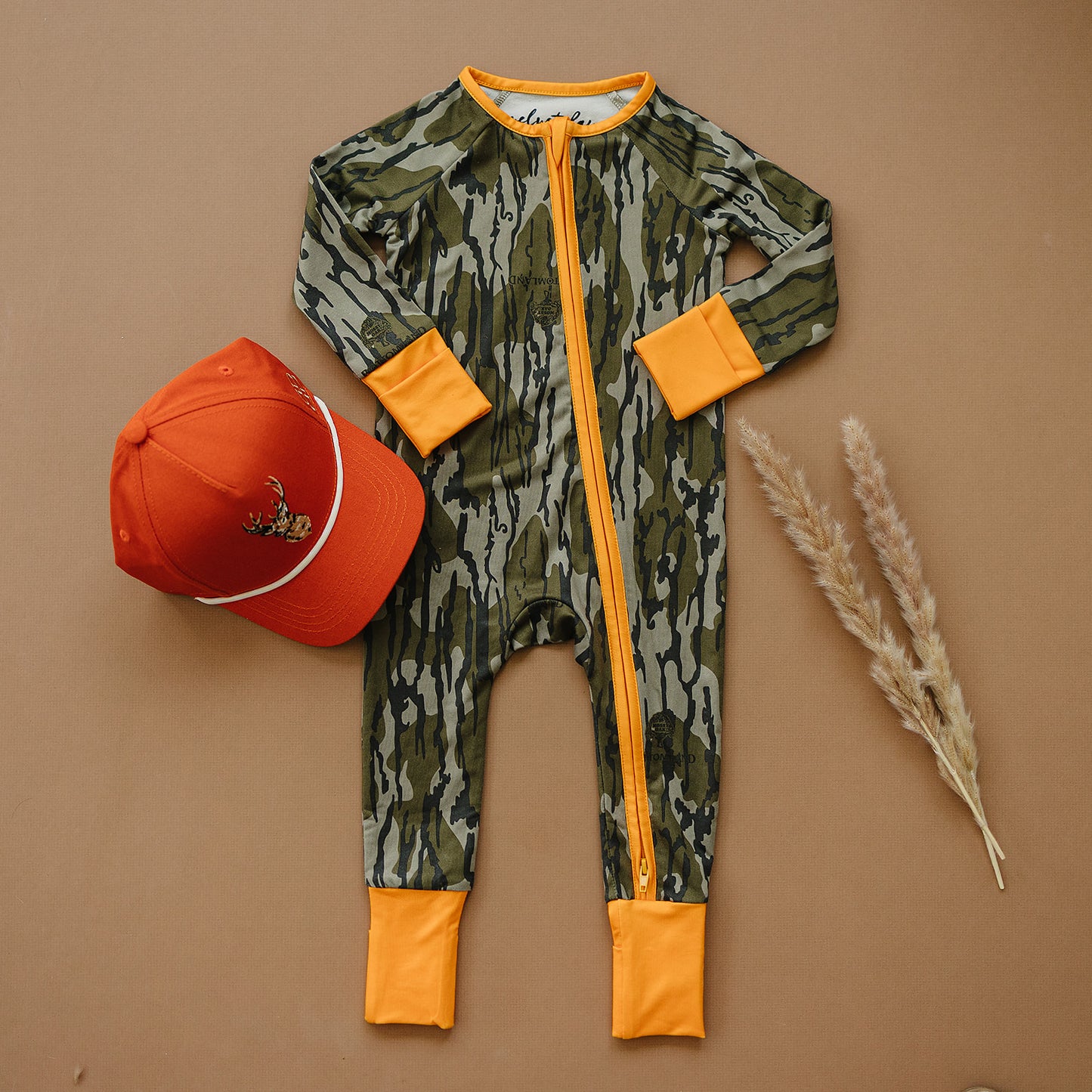 long sleeve zipper microfleece pajama/base layer || original bottomland