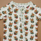 bamboo zipper pajama || reindeer
