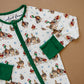 bamboo zipper pajama || merry mallards