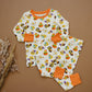 bamboo two piece set || spooky quack-tacular