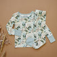 bamboo two piece set || mallard sky