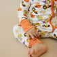 bamboo zipper pajama || spooky quack-tacular