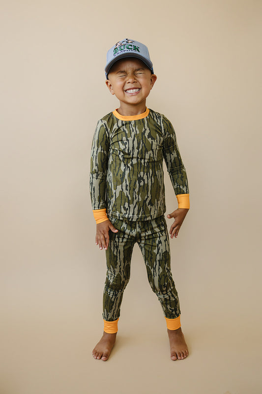 long sleeve two piece microfleece pajama/base layer || original bottomland