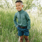 beau quarter zip UPF 50+ || mallard green