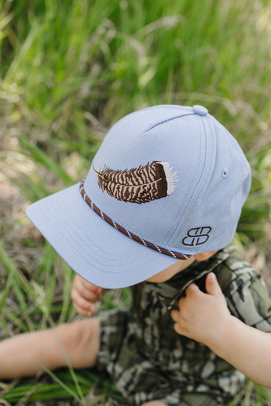 classic hat || turkey feather