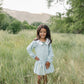 wendy dress || green plaid flannel