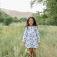 mabel dress || mallard sky