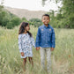 mabel dress || mallard sky