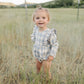 vivian bubble || blue plaid