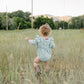 vivian bubble || green plaid flannel