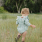 vivian bubble || green plaid flannel