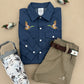 redford pearl snap || mallard denim