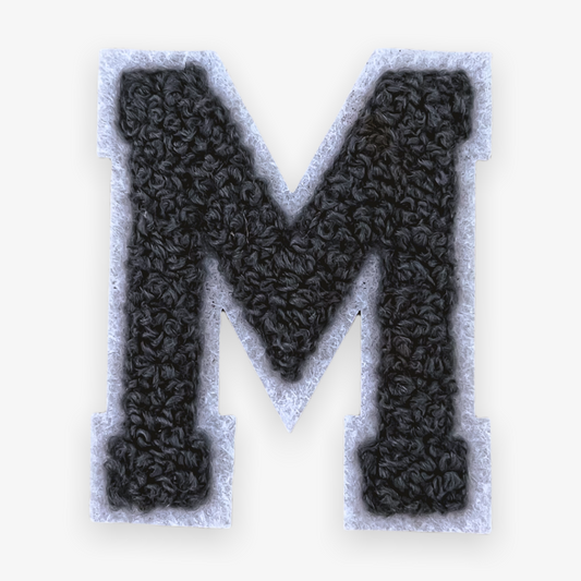 Fog Chenille Letter Patch